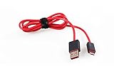 Red USB Cable Cord Charger for Beats by Dr.Dre Studio 2.0 Wireless Headphones