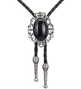 Cowboy Bolo Tie Silver Western Vintage 