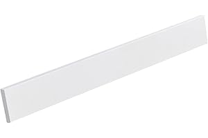 EQLOO 36 Inch Backsplash in Pure White, Quartz Backsplash for Bathroom Vanity Sink Top, 36 in. W x 4 in. H Universal Bathroom Vanity Backsplashes