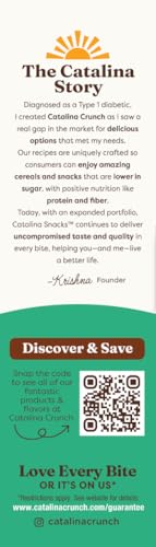 CATALINA CRUNCH PROTEIN COOKIES, 4G PROTEIN PER SERVING | LOW-SUGAR SANDWICH COOKIES | GLUTEN FREE, VEGAN | KETO DESSERT SNACKS – CHOCOLATE MINT, 5.9 OZ. (14 COUNT)
