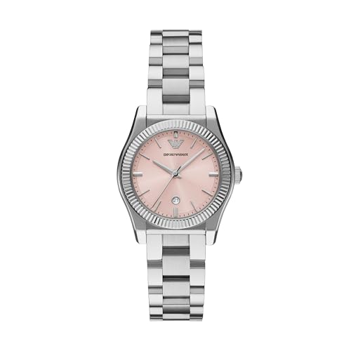 Emporio Armani Women's Three-Hand Date Stainless Steel Watch (Model: AR11658)