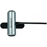 Sony ECMCS3 Clip style Omnidirectional Stereo Microphone, Silver