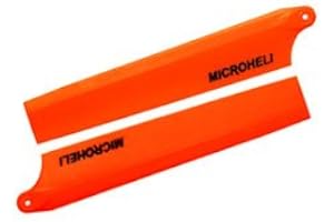 MicroHeli MHENCPX003OR Plastic Main Blade 85mm, Orange: Blade Nano CP X