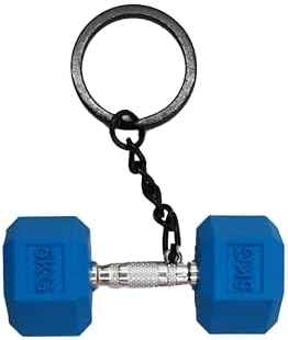 CORHAD Llavero De Mancuerna De Metal: Regalo Original Para Gimnasio Y Fitness (6.5x3.2cm)