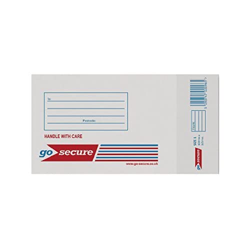 Bubble Lined Envelope Size 1 100x165mm White (Pack of 200)