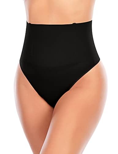 Tummy Control Thong Shapewear for Women High Waisted Thong Girdle