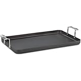 Cuisinart Chef's Classic Nonstick Hard-Anodized 13-Inch by 20-Inch Double Burner Griddle - Charcoal