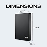 Seagate Portable Drive 4TB External Hard Drive Dark Grey USB 3.0 view 10