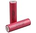 2 18650 HE2 2500mAh Rechargeable Batteries LGHe2 18650, 2-Peices with BONUS 2 Gmt Co. hard-plastic storage cases for Easier Storage and Transport