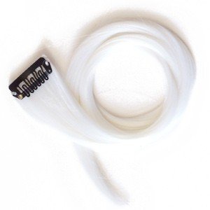La Demoiselle 20 Clip In Straight Hair Extension White X 2