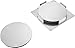 Pro Chef Kitchen Tools Round Drink Coasters - Protect Coffee Table From Beer Mugs And Wine Glasses - Room Decor Coaster Set For Coffee Cup Holder - Stainless Steel Home Bar Accessories Decoration