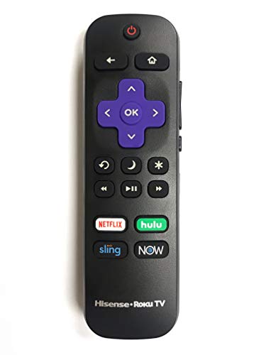 Original Hisense Roku TV Remote w/Volume Control & TV Power Button for All Hisense Roku TV (Roku Built-in TV, NOT Roku Player Connect w/TV)