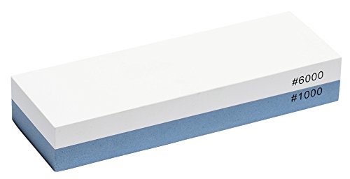 Knife sharpening stone 2 side grit 1000/6000 whetstone …