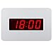 Timegyro Digital Wall Clock Battery Operated with LED Display, Wall Clock with Backlight, Table-top, Alarm, Brightness Adjustable,12/24Hr