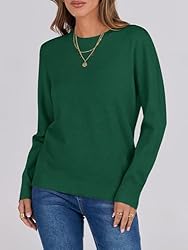 ANRABESS Women's Long Sleeve Crewneck Classic 2024