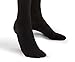 Futuro Revitalizing Trouser Socks for Women, Moderate Compression, Knee High, Large, Black