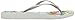 Vionic Women's Beach Noosa Flip Flop, Light Blue Floral Silver, 9 M US