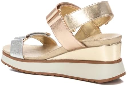 - Sandale Femme Or - Chaussures confortables et polyvalentes - Mode décontractée - Modèle 14388201 (Taille39)