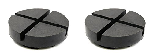 TMB Motorsports 2 Pack Extra Large Rubber Universal Floor Jack Pad Adapter