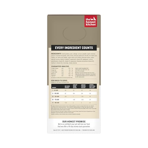 THE HONEST KITCHEN HUMAN GRADE WHOLEMADE™ DEHYDRATED GRAIN FREE FRUIT & VEGGIE BASE MIX DOG FOOD (JUST ADD PROTEIN), 7 LB BOX