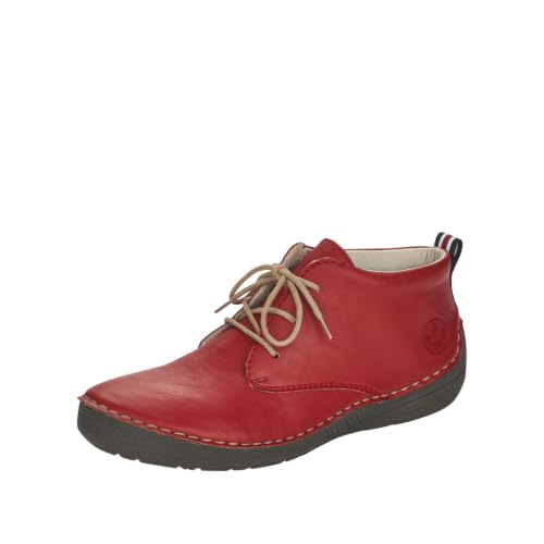Rieker Women's 52522 Ankle Boots, Red 33, 7/7.5 at Amazon