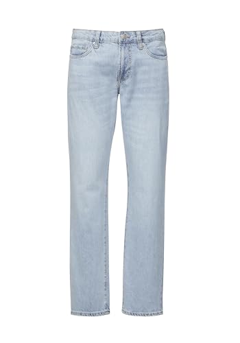 Buffalo David Bitton Men’s Relaxed Straight Leg Driven Jean with Stretch Fabric, Crinkled and Sanded