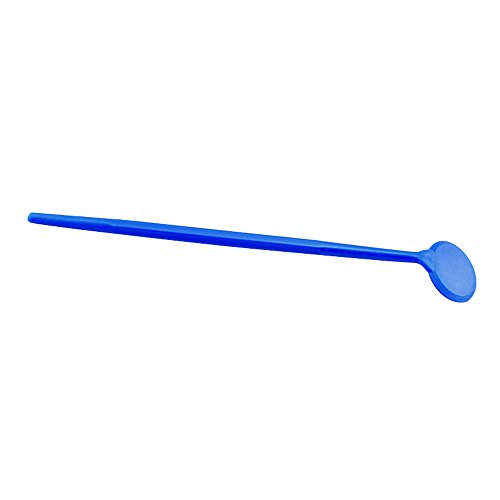 Enshey 100pcs Disposable Dental Exam Mouth Mirrors Oral Dental Mirror Plastic Dental Instrument