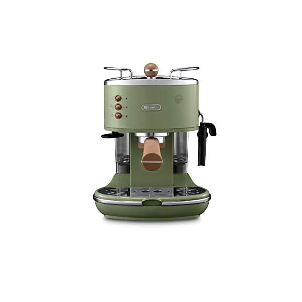De'Longhi Icona Vintage ECOV311.GR Macchina da Caffè Espresso Manuale e  Cappuccino, Utilizzabile con Caffè in Polvere e… - Mercato del Caffè