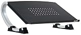 Allsop Redmond Adjustable Laptop Stand, Vented Curved Sturdy Metal Ergonomic Riser (30498)