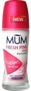 THREE PACKS of Mum Roll On Fresh Pink by Mum