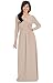 KOH KOH Sleeve Modest Flowy Summer Sexy Gown Cocktail