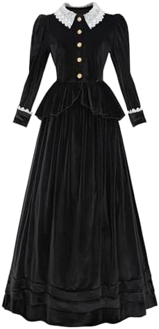 black and gold steampunk dress TASSEL SKIRT