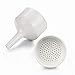StonyLab Porcelain Buchner Funnel 80mm, Porcelain Buchner Filter Funnel OD 8cm ID 7.4cm for Laboratory