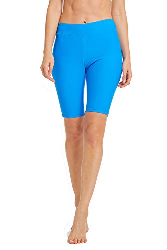 womens long leg swim shorts