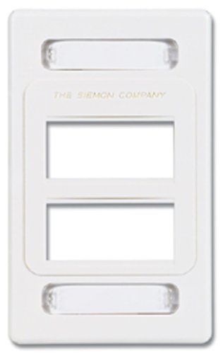 Product image for SIEMON MX-FP-S-06-02 WHITE 1G 6PORT