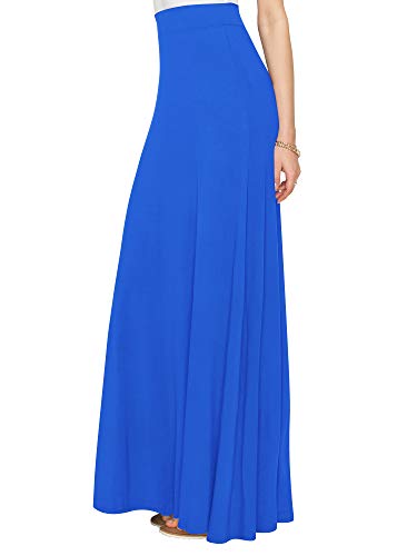 Womens Solid Maxi Skirt
