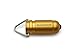 Bullet 02 - Mini Tactical LED - World's Smallest LED Flashlight Keychain Light (Brass)