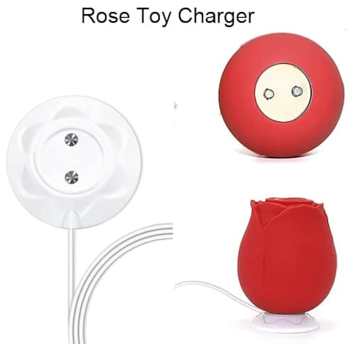 rose toy emf 2pcs Rose Toy Charger, Rose Massager Charger Universal USB Magnetic Stand  Charging Cable 2 Pin for Rose Massager in Kenya