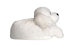 Happy Feet Slippers Gray Puppy Animal Slippers for