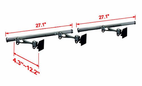Cotytech Single Arm Wall Mount for Three Monitors (HMW-31A1)