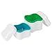 Attractive Denture Bath With Basket - European Style - Large - Forrest Green