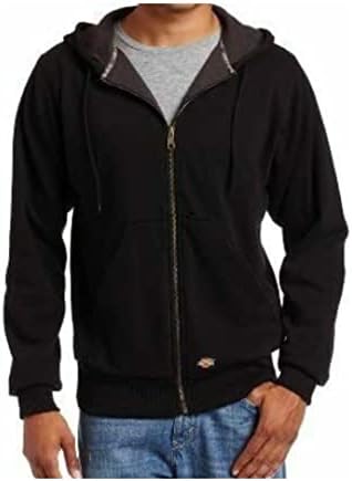 Amazon.com: Rothco Thermal Lined Zipper Hoodie, Black, Large