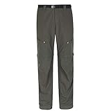 Franknomis Men’s Quick Dry Convertible Pants Lightweight Outdoor Hiking Cargo Shorts Trousers with Belt