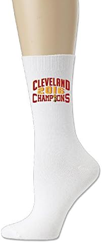 Cleveland 2016 Finals Champions Trophy Mens Womens Cotton Crew Socks White (3 Colors)