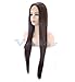 Vedar Celebrity Wigs Luxury Brown Lace Front Wigs for Women Silky Straight Wigs Long Hair Natural Looking Synthetic Lace Wigs Middle Part Flawless Hair Chocolate Hair Wigs Best Lace Front Wigs 22 inch