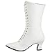 Funtasma by Pleaser Women's Victorian-120 Boot,White,9 M