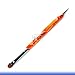 666 Orange Acrylic Marble Kolinksy French Nail Brush # 12