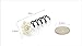Lovef 10 Pcs 2016 Fashion Flower Spiral Spin Screw Pin Hair Clip Twist Barrette Hair Jewelry