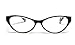 Calabria Emily Womens Cateye Reading Glasses Stylish Trendy Fashion Eyeglasses Cat Eye Single Power Readers Distortion Free