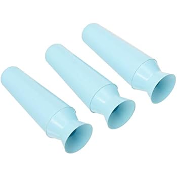 DMV Scleral Cup Large Contact Lens Handler - Inserts and Removes Scleral Contact Lenses and Prosthetic Eyes (Ventless) - Pack of 3 Colors May Vary